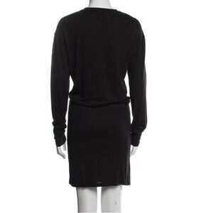 Isabel Marant Etoile Jersey Long Sleeve Dress black 38 / 8 virgin wool